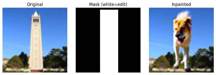 Campanile inpainting