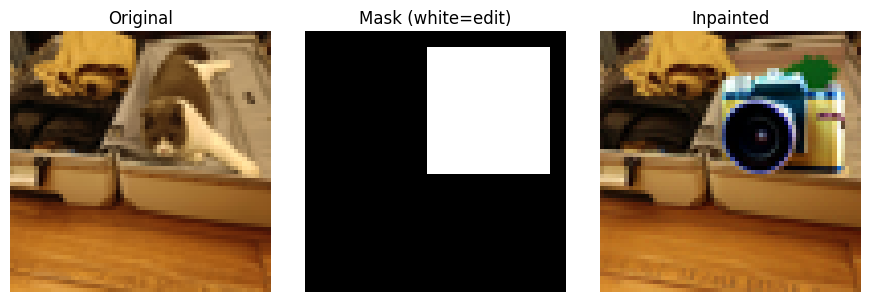 Custom image inpainting 2